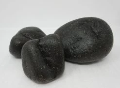 Schwarzer Findling Unterschiedliche Farb- Und Form-Spektren Per 1kg -Garten & Außenbereich 023AT 1 2