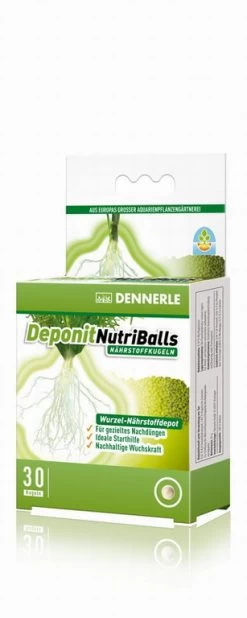 DENNERLE 30 Stück Deponit NutriBalls, Nährstoffkugeln - Universal-Wurzeldünger