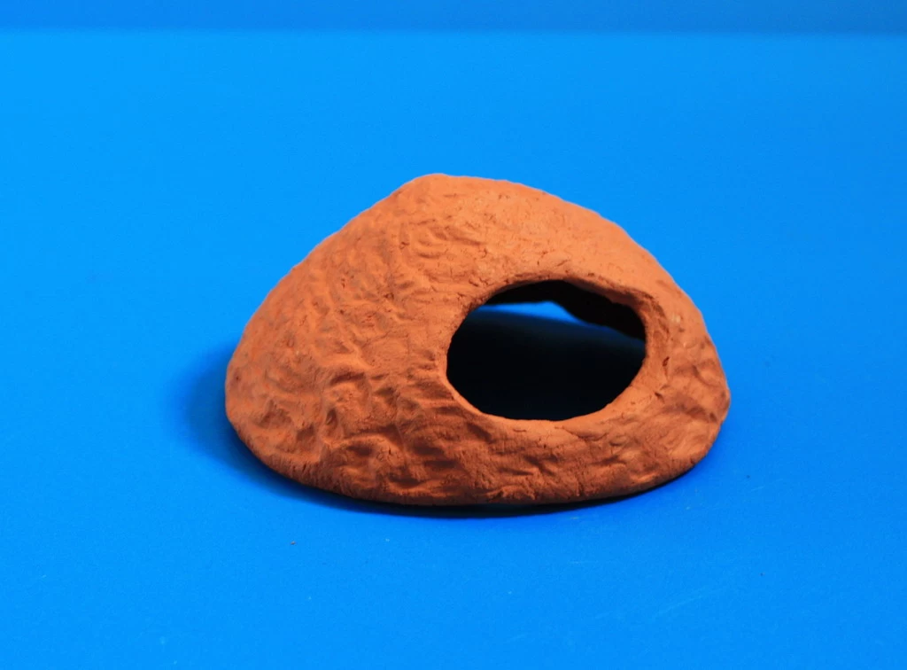 Höhle Klein Terrakotta Aus Ton - Brut- Oder Versteckplätze 3 Höhle Klein Terrakotta Aus Ton - Brut- Oder Versteckplätze