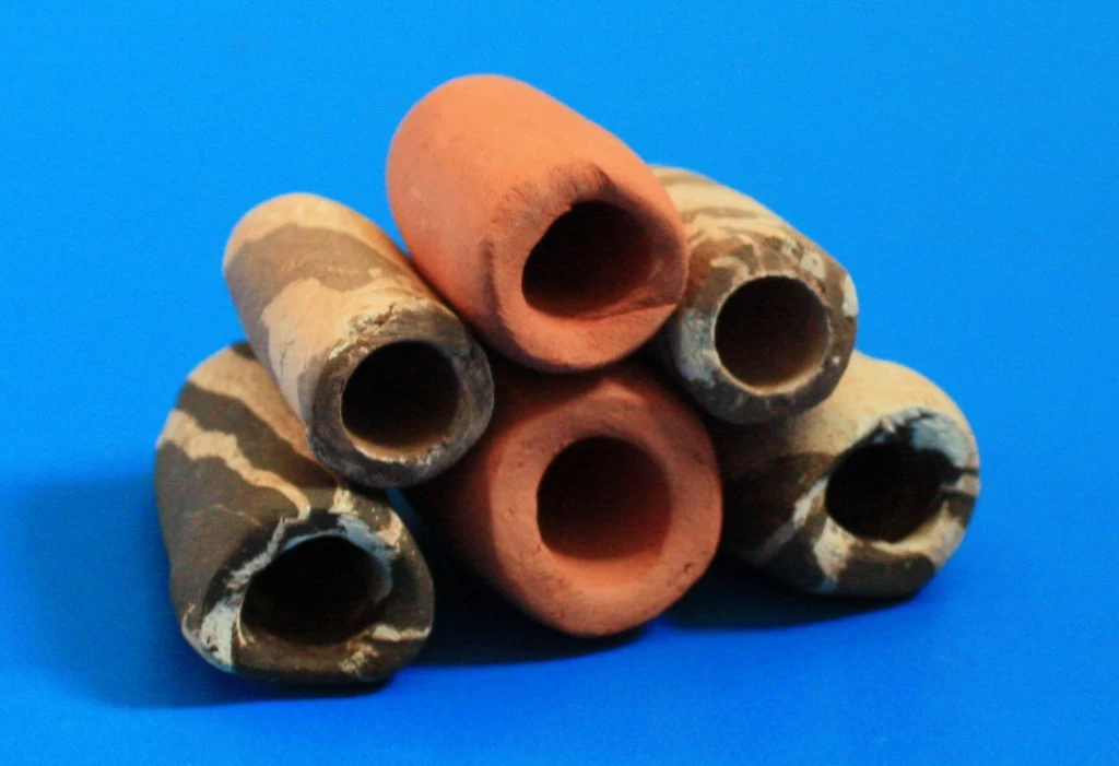 6 X Garnelenhöhlen Terrakotta/Regenbogen Aus Ton - Brut- Oder Versteckplätze 3 6 X Garnelenhöhlen Terrakotta/Regenbogen Aus Ton - Brut- Oder Versteckplätze